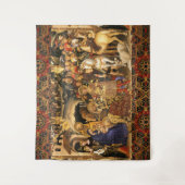 ANNAHME VON MAGI Gentile Da Fabriano, Weihnachten Wandteppich (Vorderseite)