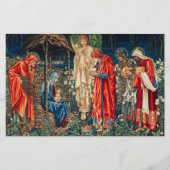 ANNAHME VON MAGI Morris, Burne-Jones Briefpapier (Vorderseite)