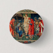 ANNAHME VON MAGI Morris, Burne-Jones Button (Vorderseite)