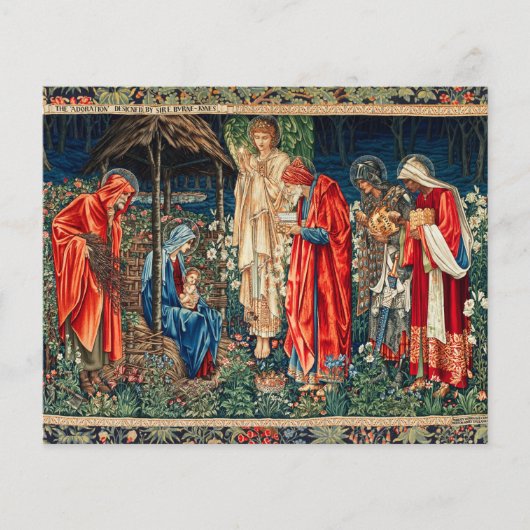 ANNAHME VON MAGI Morris, Burne-Jones Flyer (Vorne)