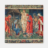 ANNAHME VON MAGI Morris, Burne-Jones Magnet (Vorne)