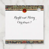 ANNAHME VON MAGI Morris, Burne-Jones rechteckig Geschenkanhänger (Rückseite)