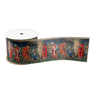 ANNAHME VON MAGI Morris, Burne-Jones  Satinband