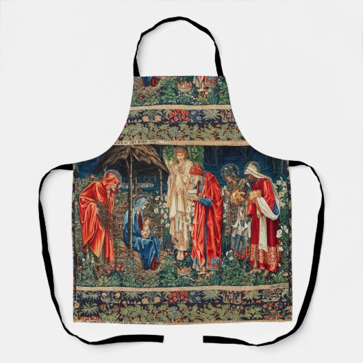 ANNAHME VON MAGI Morris, Burne-Jones Schürze (Vorderseite)