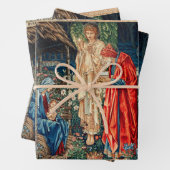 ANNAHME VON MAGI Morris, Burne-Jones Weihnachten Geschenkpapier Set (Beispiel)