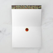 ANNAHME VON MAGI Morris, Burne-Jones Weihnachten Karte (Innenseite)