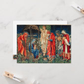 ANNAHME VON MAGI Morris, Burne-Jones Weihnachten Karte (Vorderseite/Rückseite Beispiel)