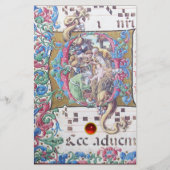 ANNAHME VON MAGI , NATIVITÄTSMONOGRAMM MIT DOLPHIN BRIEFPAPIER (Vorderseite)