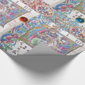 ANNAHME VON MAGI , NATIVITÄTSMONOGRAMM MIT DOLPHIN GESCHENKPAPIER (Ecke)