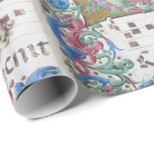 ANNAHME VON MAGI , NATIVITÄTSMONOGRAMM MIT DOLPHIN GESCHENKPAPIER (Rolleneckpunkt)