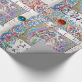 ANNAHME VON MAGI , NATIVITÄTSMONOGRAMM MIT DOLPHIN GESCHENKPAPIER (Ecke)