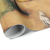 ANNAHME VON MAGI , PARCHMENT DER NATIVITÄTSCHRISTM GESCHENKPAPIER (Rolleneckpunkt)