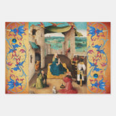 ANNAHME VON MAGI UND NATIVITÄTSWeihnachtsgeschirr Geschenkpapier Set (Vorderseite 3)
