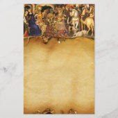 ANNAHME VON MAGI ,Weihnachtsgebäck Briefpapier (Vorderseite)