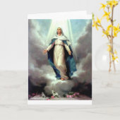 Annahme von Mary Karte (Gelbe Blume)