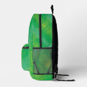 Annahme | Yellow Green Blue Boho Medallions Bedruckter Rucksack (Rechts)