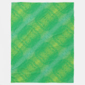 Annahme | Yellow Green Blue Boho Medallions Fleecedecke (Vorderseite)