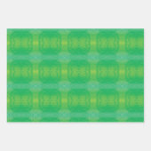 Annahme | Yellow Green Blue Boho Medallions Geschenkpapier Set (Vorderseite 2)