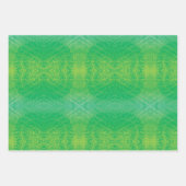 Annahme | Yellow Green Blue Boho Medallions Geschenkpapier Set (Vorderseite)