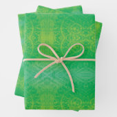 Annahme | Yellow Green Blue Boho Medallions Geschenkpapier Set (Beispiel)
