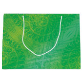 Annahme | Yellow Green Blue Boho Medallions Große Geschenktüte (Vorderseite)
