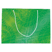 Annahme | Yellow Green Blue Boho Medallions Große Geschenktüte (Rückseite)