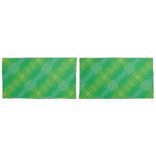Annahme   Yellow Green Blue Boho Medallions Kissenbezug