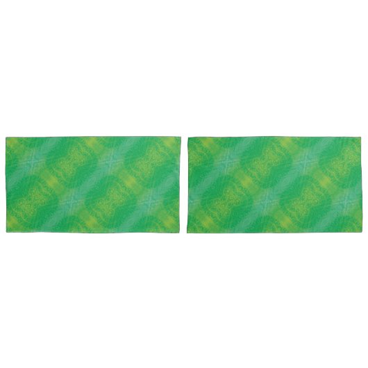 Annahme | Yellow Green Blue Boho Medallions Kissenbezug (Vorderseite-Set)