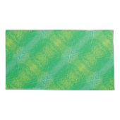 Annahme | Yellow Green Blue Boho Medallions Kissenbezug (Rückseite-Links)