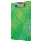 Annahme | Yellow Green Blue Boho Medallions Klemmbrett (Links)