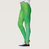 Annahme | Yellow Green Blue Boho Medallions Leggings (Links)