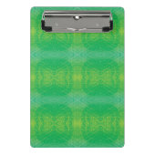 Annahme | Yellow Green Blue Boho Medallions Mini Klemmbrett (Vorderseite)