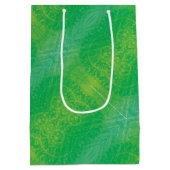 Annahme | Yellow Green Blue Boho Medallions Mittlere Geschenktüte (Rückseite)