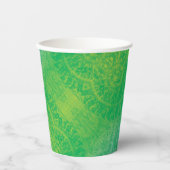 Annahme | Yellow Green Blue Boho Medallions Pappbecher (Vorderseite)