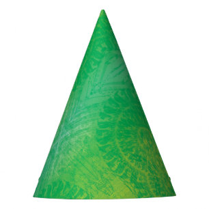 Annahme   Yellow Green Blue Boho Medallions Partyhütchen