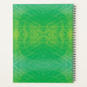 Annahme | Yellow Green Blue Boho Medallions Planer (Rückseite)