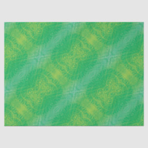 Annahme   Yellow Green Blue Boho Medallions Seidenpapier