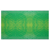 Annahme | Yellow Green Blue Boho Medallions Stoff (Fat Quarter (45,7 x 55,9 cm))