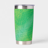 Annahme | Yellow Green Blue Boho Medallions Thermobecher (Links)