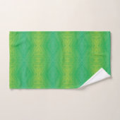 Annahme | Yellow Green Blue Shibori Muster Badhandtuch Set (Handtuch)