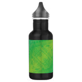 Annahme | Yellow Green Blue Shibori Muster Edelstahlflasche (Links)