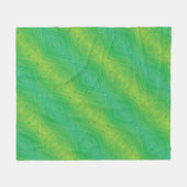 Annahme | Yellow Green Blue Shibori Muster Fleecedecke (Vorderseite (Horizontal))
