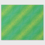 Annahme | Yellow Green Blue Shibori Muster Geschenkpapier (Flach)