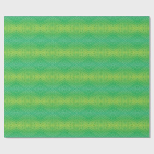 Annahme | Yellow Green Blue Shibori Muster Geschenkpapier (Flach)
