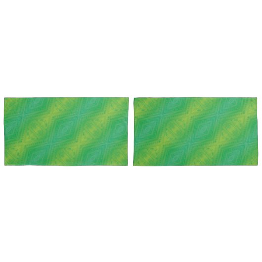Annahme | Yellow Green Blue Shibori Muster Kissenbezug (Vorderseite-Set)
