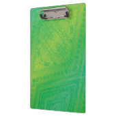 Annahme | Yellow Green Blue Shibori Muster Klemmbrett (Links)