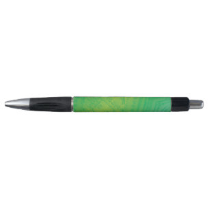 Annahme Yellow Green Blue Shibori Muster Kugelschreiber