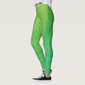 Annahme | Yellow Green Blue Shibori Muster Leggings (Links)