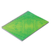 Annahme | Yellow Green Blue Shibori Muster Notizblock (Linke Seite)