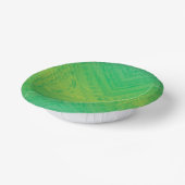 Annahme | Yellow Green Blue Shibori Muster Pappteller (Gewinkelt)